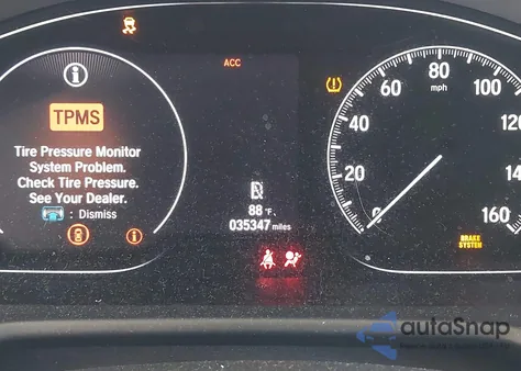 2019 Honda Accord Lx из США, поврежденный, VIN 1HGCV1F1XKA155027